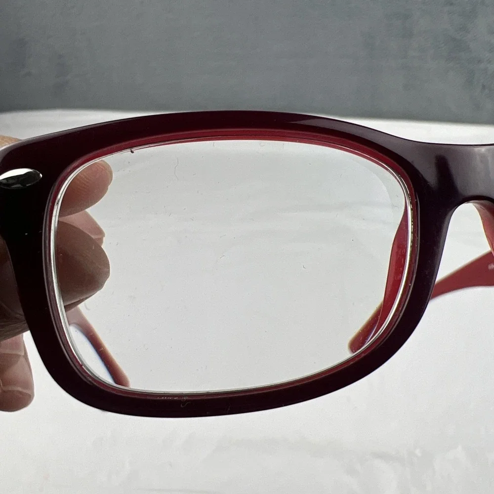 RAY BAN Kids RB1531 3592 Burgundy Eyeglasses 46-16-125 - Flex Frames Only